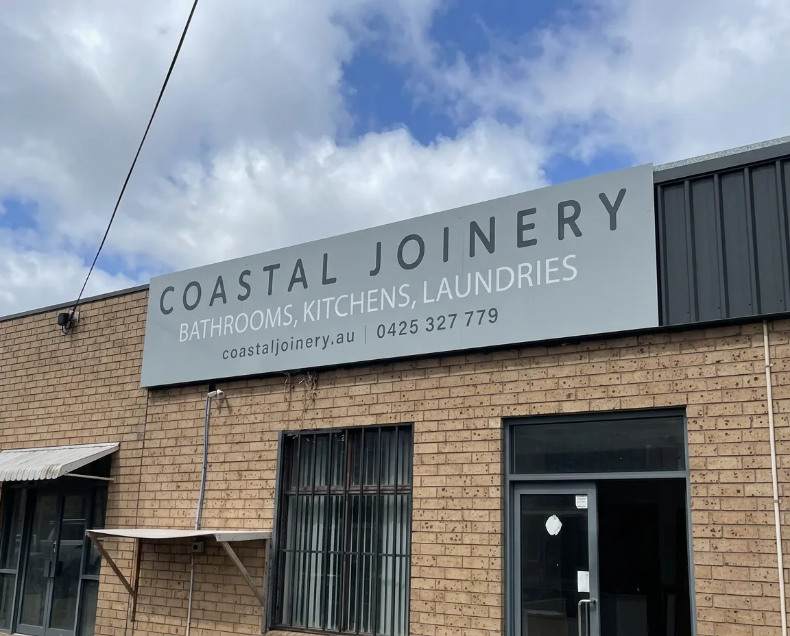 Coastal Joinery workshop and showroom, Berkeley Vale NSW